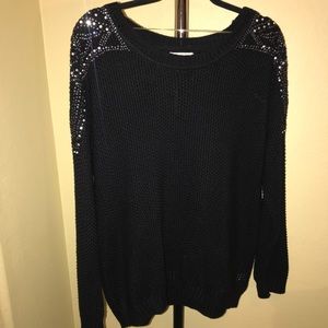 Chunky knit Blinged sweater-Macy’s